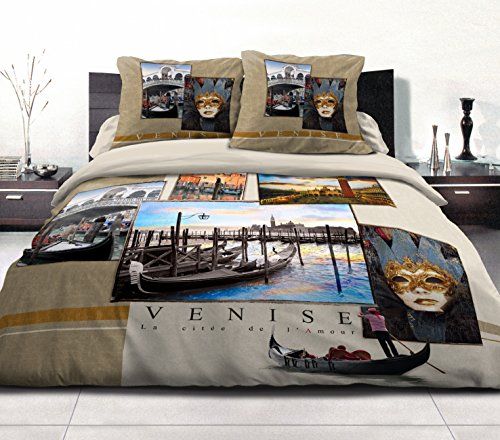 Home Linge Passion Dream in Venetië 3-delig beddengoed - 220 x 240 cm
