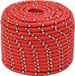 vidaXL Multifunctioneel touw 14 mm 100 m Rood PP