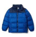 Columbia Jeugd Jongens PuEffect 2 Jacket, Puffer Jacket, Mountain Blue, Collegiate Navy, XS