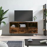 Maison Exclusive - meuble TV en chêne fumé, 102x36x50 cm, fabriqué en panneaux de particules