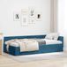 Prolenta Maison Exclusive - Cadre de lit d'angle bleu 80 x 200 cm, velours