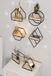 Merk Asir Wandplank Goud en Zwart MDF 15 x 10 x 17 cm