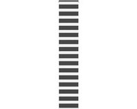 vidaXL Zebra rolgordijn, 45x230 cm, stofbreedte 40,9 cm, zwart