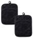 Solidchoice - Set van 2 katoenen ovenwanten met pocket