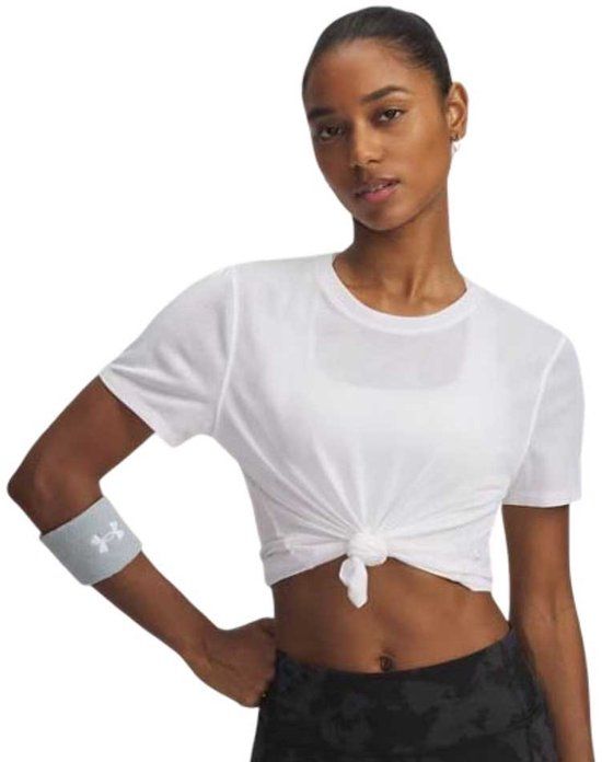 Under Armour Launch Jacquard T-shirt Dames Wit S