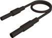 SKS Hirschmann MAL S GG-B 50/2,5 sw Câble de mesure de sécurité fiche de sécurité 4mm-prise de sécurité 4mm 50 cm Noir 1 pièce(s)