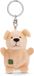 Merkloos / Sans marque NICI Sleutelhanger hond met klaverblad 5cm - beige