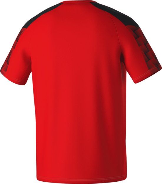 Erima Evo Star T-Shirt Kinderen - Rood / Zwart - Maat 152