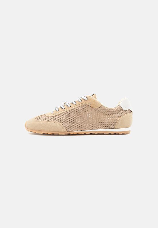 Nubikk Billy Lou Lage Sneakers Dames Taupe Mesh
