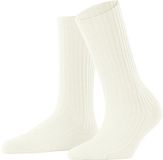 FALKE Cosy Wool Boot sokken dames wit - maat 35-38
