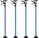 Merkloos / Sans marque Montagesteun - Telescopische spanner - Plafondmontage - Eenhandsbediening kogelgewricht - 115-290 cm - Blauw