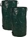 Progarden Sac à déchets de jardin - 2x - pliable - rond - anthracite - 238 litres
