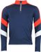 Peak Mountain Zip shirt met lange mouwen Caspiro marine