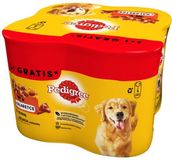 Pedigree Mix Smaken Rundvlees Kip 4x400g