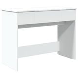 VidaXL Kaptafel met spiegel 100x45x76 cm wit