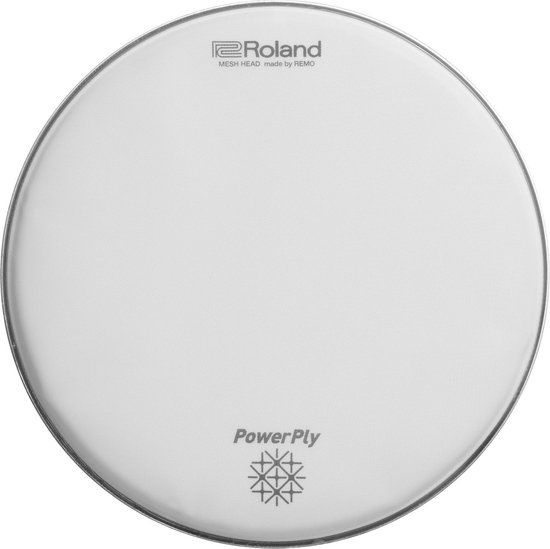Roland MH2‑12 PowerPly – 12" Dual‑Ply Mesh Head voor E‑Drums & Akoestische Drums