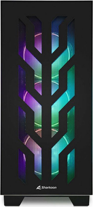 Sharkoon ELITE SHARK CA300T - PC Case - Black - Tower