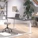Germania Zit-stabureau Hermoso | 160 x 80 x 68-91 cm | Handmatig verstelbaar | Zwart-witdesign