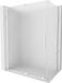 Mexen Velar cabine de douche coulissante 150 x 80 cm, givre, blanc