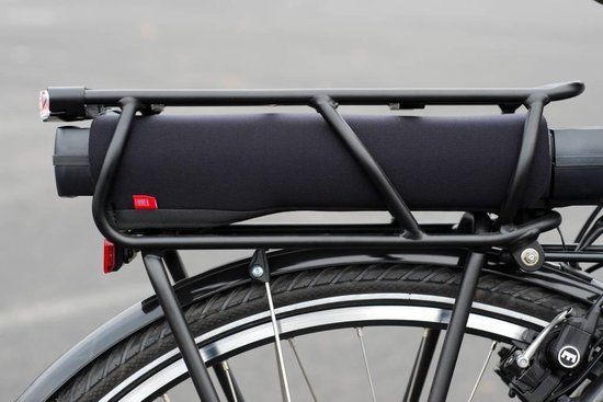 Mellen Accucover tbv Bosch bagagedrager/Bc rack G2 - Zwart - Achter - Accutas - Nylon - Elektrische Fiets