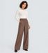 Essentiel Antwerp KELLINE2 Kelline2 pantalon large jambe marron (40)
