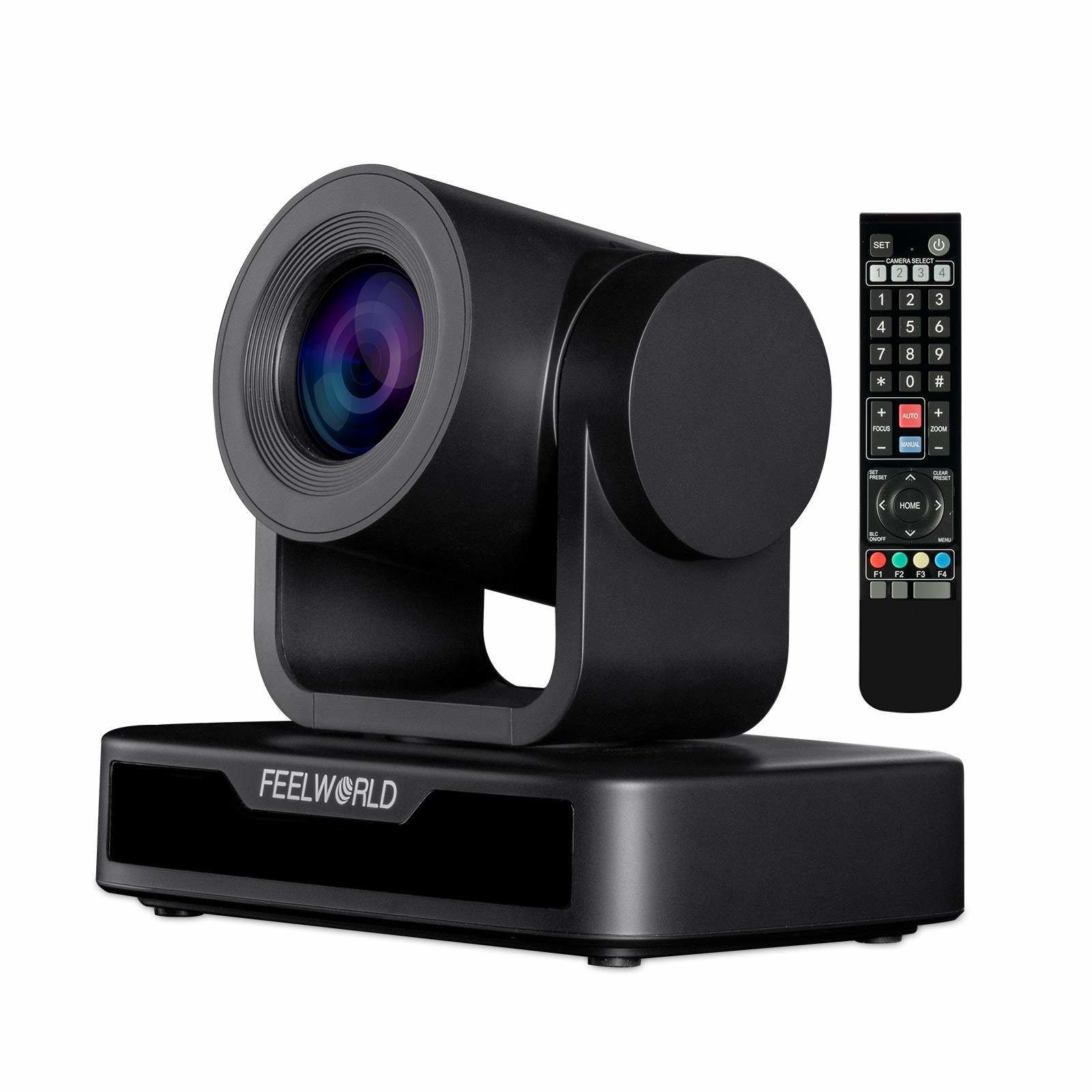 Feelworld USB10X PTZ Video Conference Camera with 10X Optical Zoom - 6971863814292