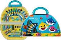 Basic Baby Shark Kleurkoffer 51-delig