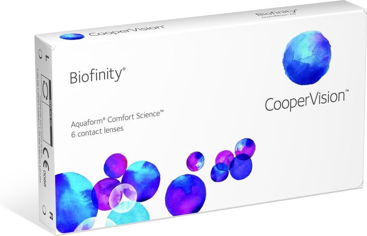 Biofinity 1 maand sfeervol Dioptrien: +4.75 kleurloos