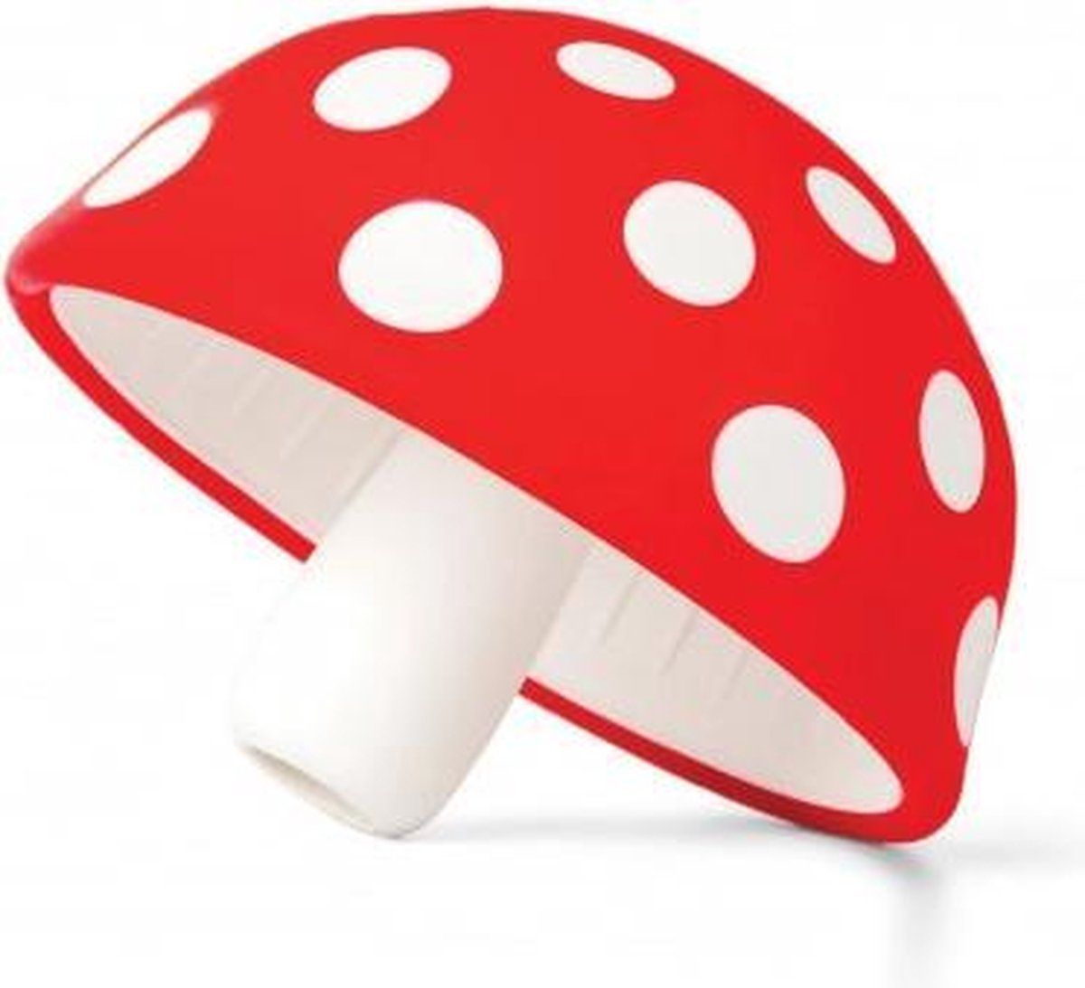 Ototo trechter Magic Mushroom 7 x 5,5 cm siliconen rood/wit