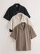 Next - Heren - Korte mouwen jersey overhemden met reverskraag 3 Pack - Zwart