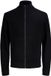 JACK&JONES POCCLAY CASHMERE KNIT FULL ZIP CARDIGAN Heren Cardigans Zwart S