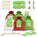 Merkloos Adventskalender Set - 24 Vullingen met Kaarten en Touw - 14 x 10 cm