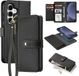 Dux Ducis Lawa Samsung Galaxy S25 Hoesje Portefeuille à rabat 2-en-1 MagSafe Noir
