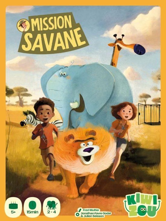 Geronimo Games Mission Savane - Kinderspel - Vanaf 5 jaar - 1-4 spelers