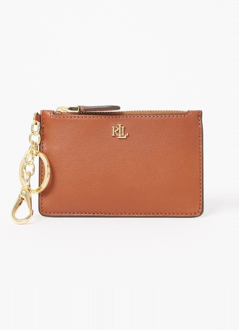 Ralph Lauren Leather Card Holder with Logo