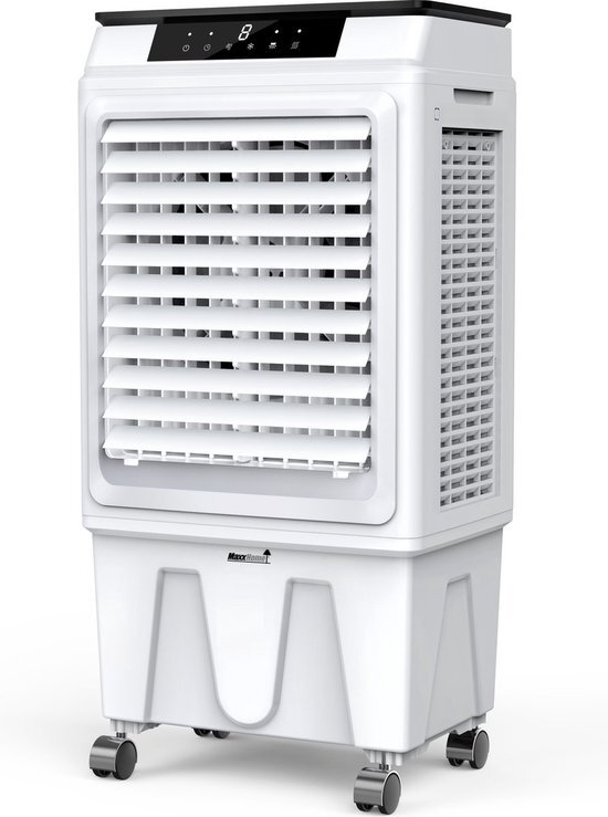 MaxxHome Mobiele Luchtkoeler – Coolstar Aircooler 18L – Ventilator 3in1 met koelelementen - zonder afvoerslang Creme