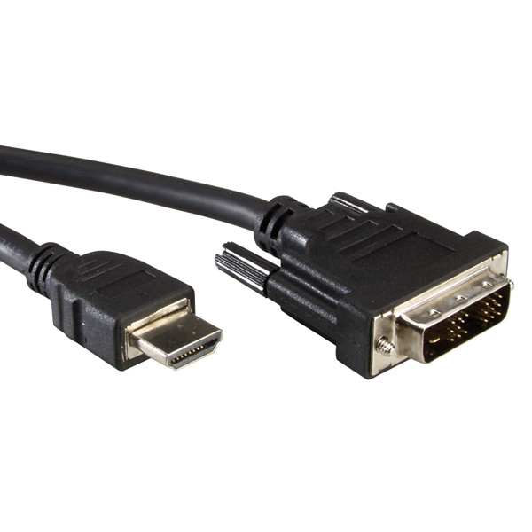 Value monitorkabel DVI (18+1) / HDMI M/M 10 m