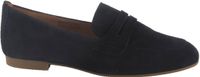 Gabor Dames Loafers 213 Blauw Suède