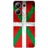 Xiaomi Drapeau Basque Bedrukt Siliconen Hoesje Compatibel met Redmi Note 13 4G
