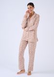 Damart - Pyjama met knoopsluiting Thermolactyl - Dames - Beige - 38-40 (S)