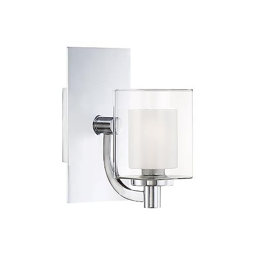 Elstead Lighting Elstead Quoizel Kolt Wandlamp Gepolijst Chroom, IP44