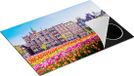 Chefcare Inductie Beschermer Amsterdamse Huisjes met Tulpen - Multicolor - 75x55 cm