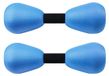 Haltère de natation Aquafitness - 2 pièces - Mousse EVA - 275 x 90 mm