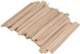 Rayher hobby materialen Rayher ijslollie stokjes knutselhoutjes - 216 stuks - beige - 11 x 1 cm