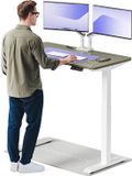 Desktronic HomeOne Zit-sta Bureau Elektrisch In Hoogte Verstelbaar, 120x60 cm Wit/Groente