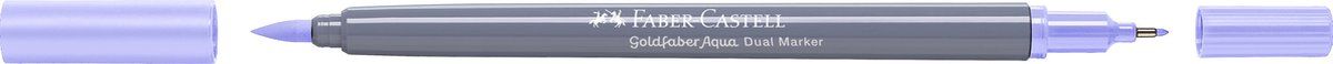 Faber-Castell Duo aquarelmarker Goldfaber - licht lavendel 196 - brush / 0,4mm - FC-164696