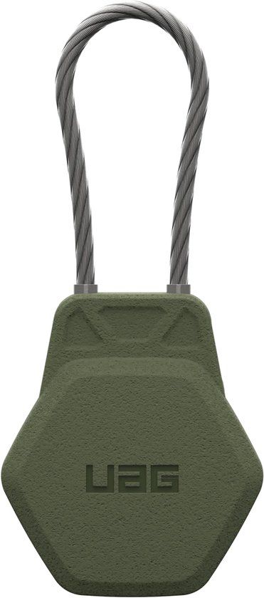 UAG Civilian Series - Beschermhoes voor AirTag - polycarbonaat (PC) - vaal olijfkleurig - voor Apple AirTag