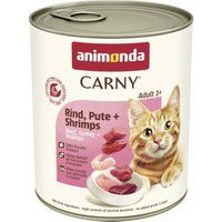 animonda Carny Adult Rund, kalkoen en garnaal 12x800 g