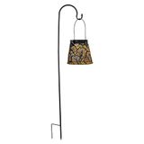 LUMI JARDIN HANG SHADE warmwit led-opknopingsbaken op zonne-energie om op te hangen, H14,5 cm