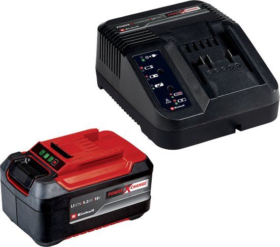 Einhell 5.2 Ah PXC Starter-Kit Batterij en Snellader